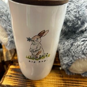 Rae Dunn White Bunny Canister
